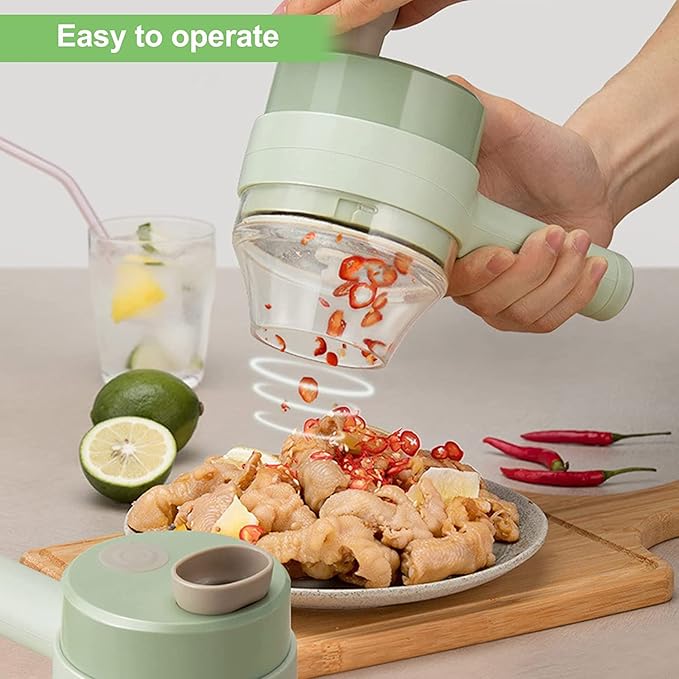 Portable Electric Rechargeable Cordless   Multi-function Food Chopper