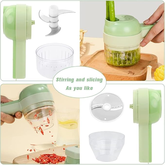 Portable Electric Rechargeable Cordless   Multi-function Food Chopper