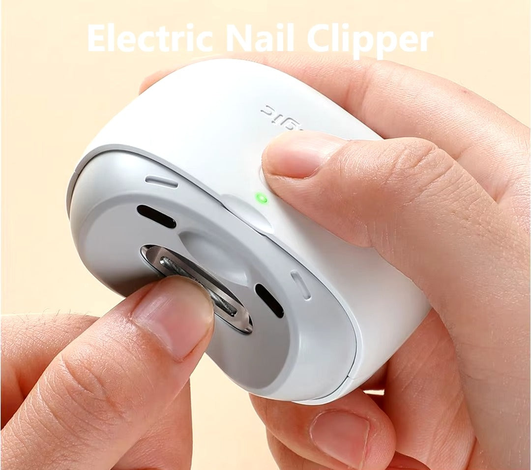 Automatic Electric Nail Clipper Trimmer For Elderly And Children Anti-splash Home Use Nail Scissors