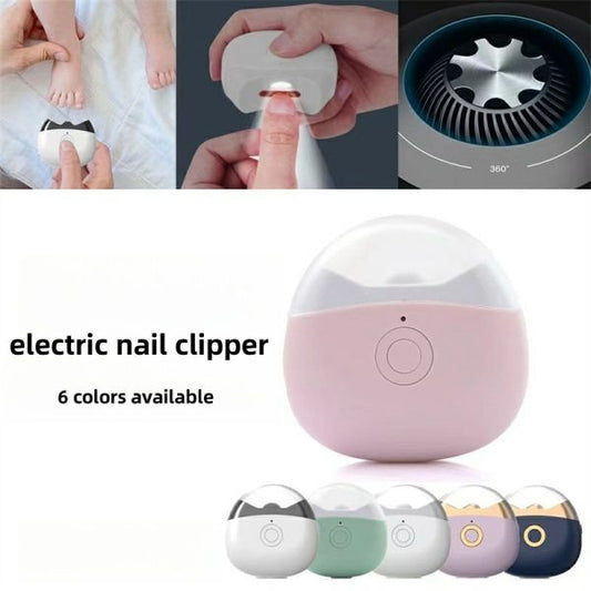 Automatic Electric Nail Clipper Trimmer For Elderly And Children Anti-splash Home Use Nail Scissors