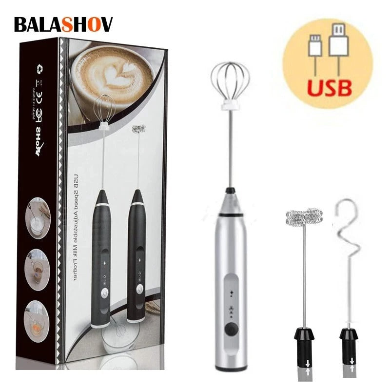 Rechargable  Electric Coffee Beater